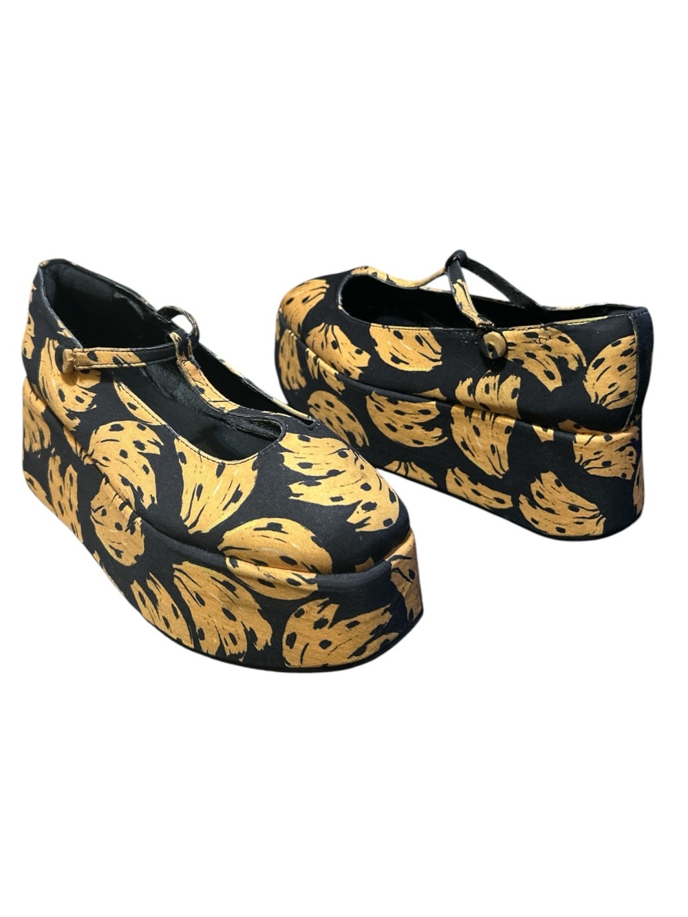 Farm Rio Black Bananica Bunch Platform Ballerina Mary Jane / Women’s Sz 7.5 US - Picture 7 of 14